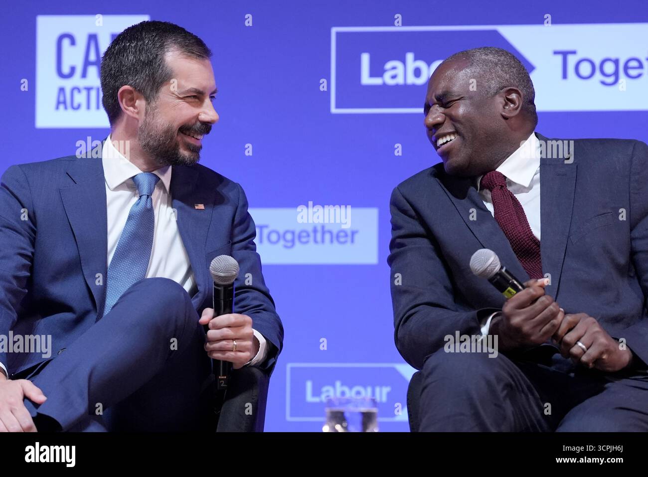 Deputy Prime Minister and Justice Secretary David Lammy (right) and ...