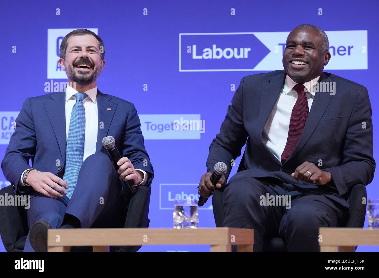 Deputy Prime Minister and Justice Secretary David Lammy (right) and ...