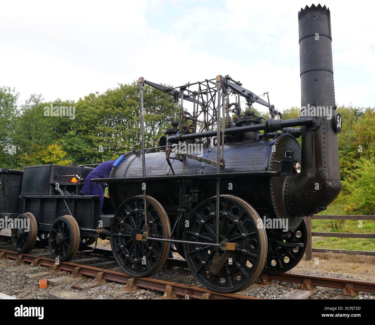 Shildon England 26th Sept 2025 The Replica Of Locomotion No 1
