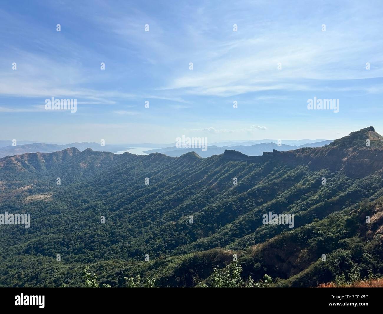 long fortress of India - Smartphone Captured Stock Image