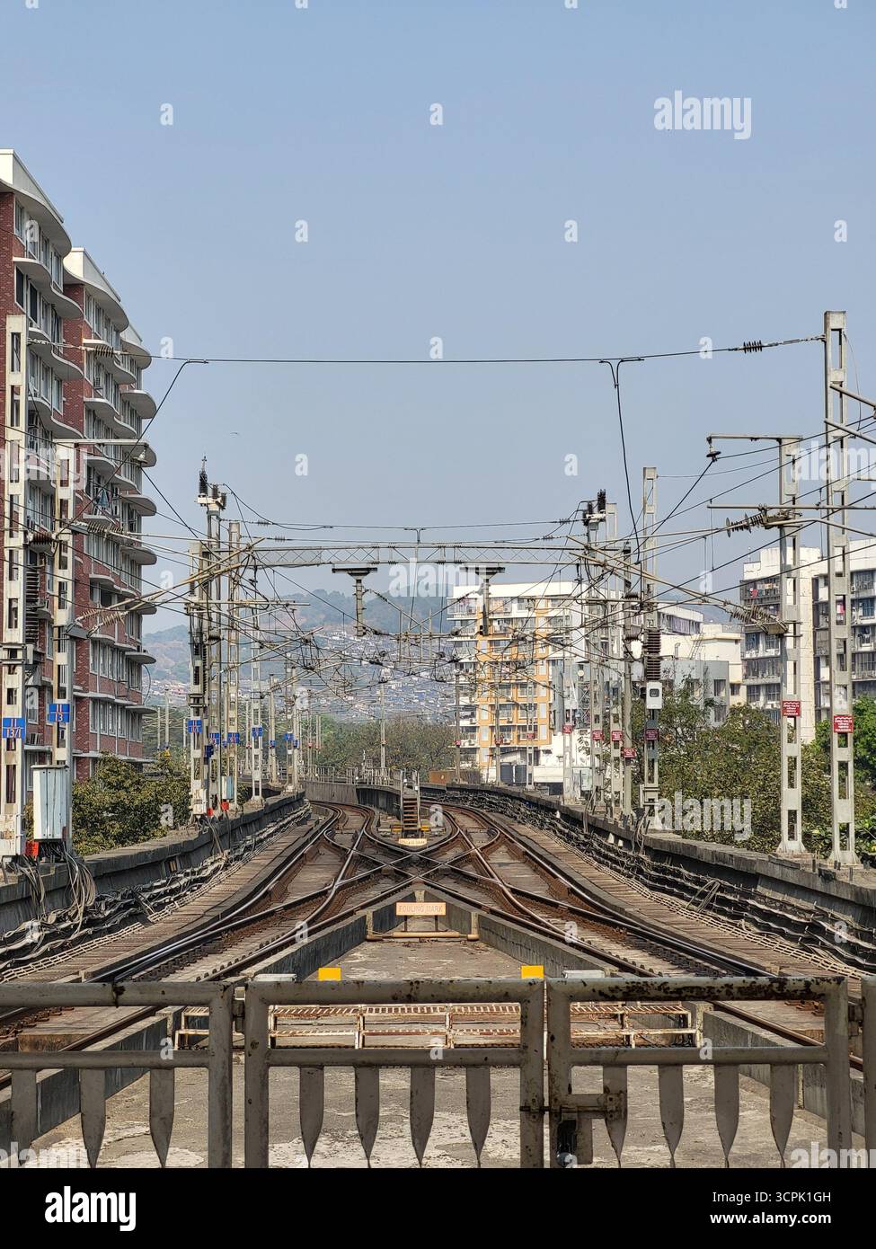 Metro lines in India - Smartphone Captured Stock Image