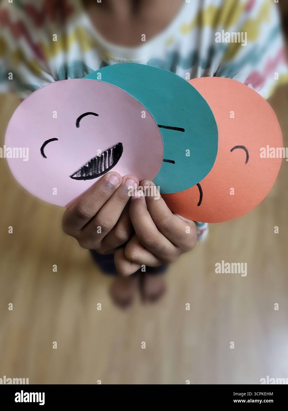 Emotion of the mind - Smartphone Captured Stock Image