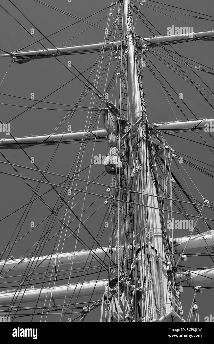 Many boats in sea Black and White Stock Photos Images Alamy