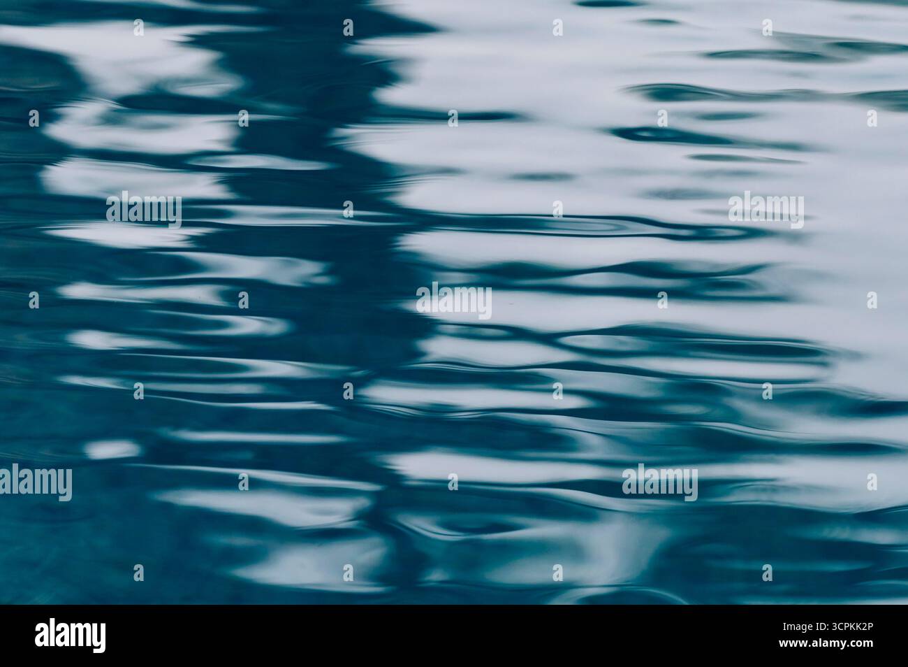 Gentle ripples on water surface Stock Photo
