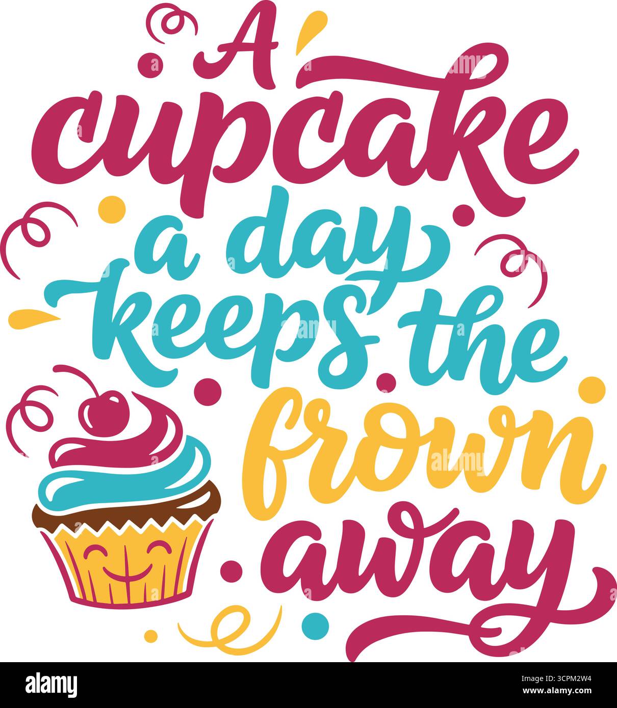 Cupcake quote Stock Vector Images - Page 2 - Alamy, image size:1210x1390