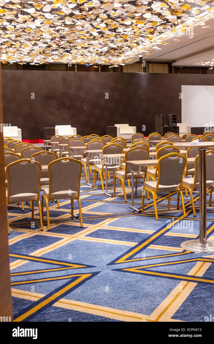 Spacious conference hall arranged hi-res stock photography and images ...