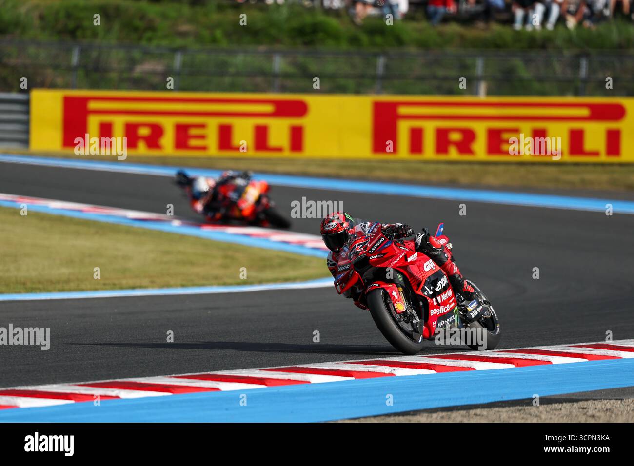 MOTEGI, JAPAN - SEPTEMBER 27: Francesco Bagnaia of Italy riding the ...
