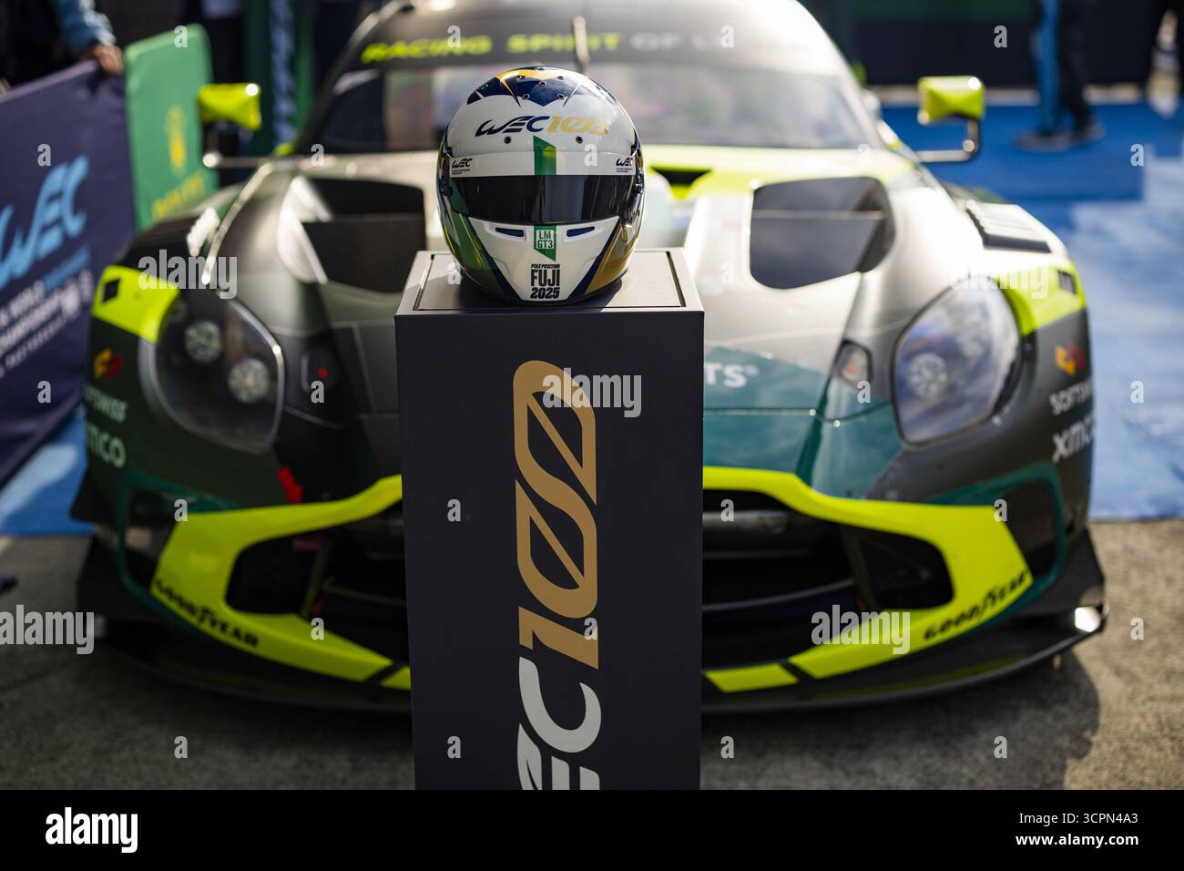 Wec Racing Helmets Special Helmet, WEC 100, 10 BARRICHELLO Eduardo (bra), McINTOSH Anthony ...