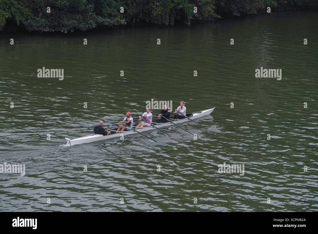 Rowing on the seine hi-res stock photography and images - Alamy