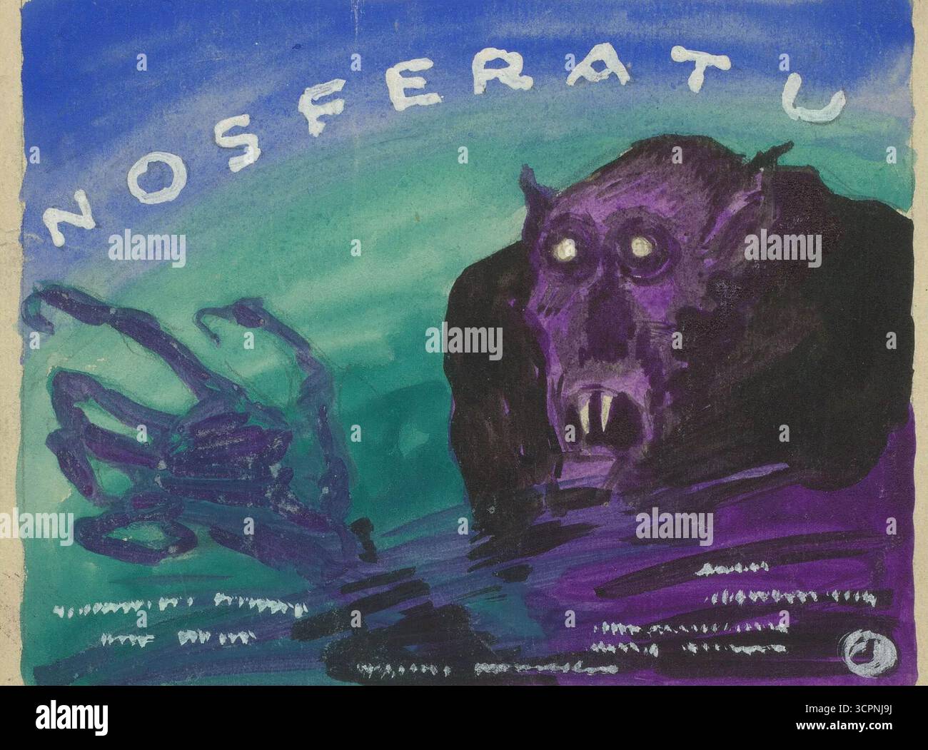 Movie poster "Nosferatu - A Symphony of Horror" by Friedrich Wilhelm ...