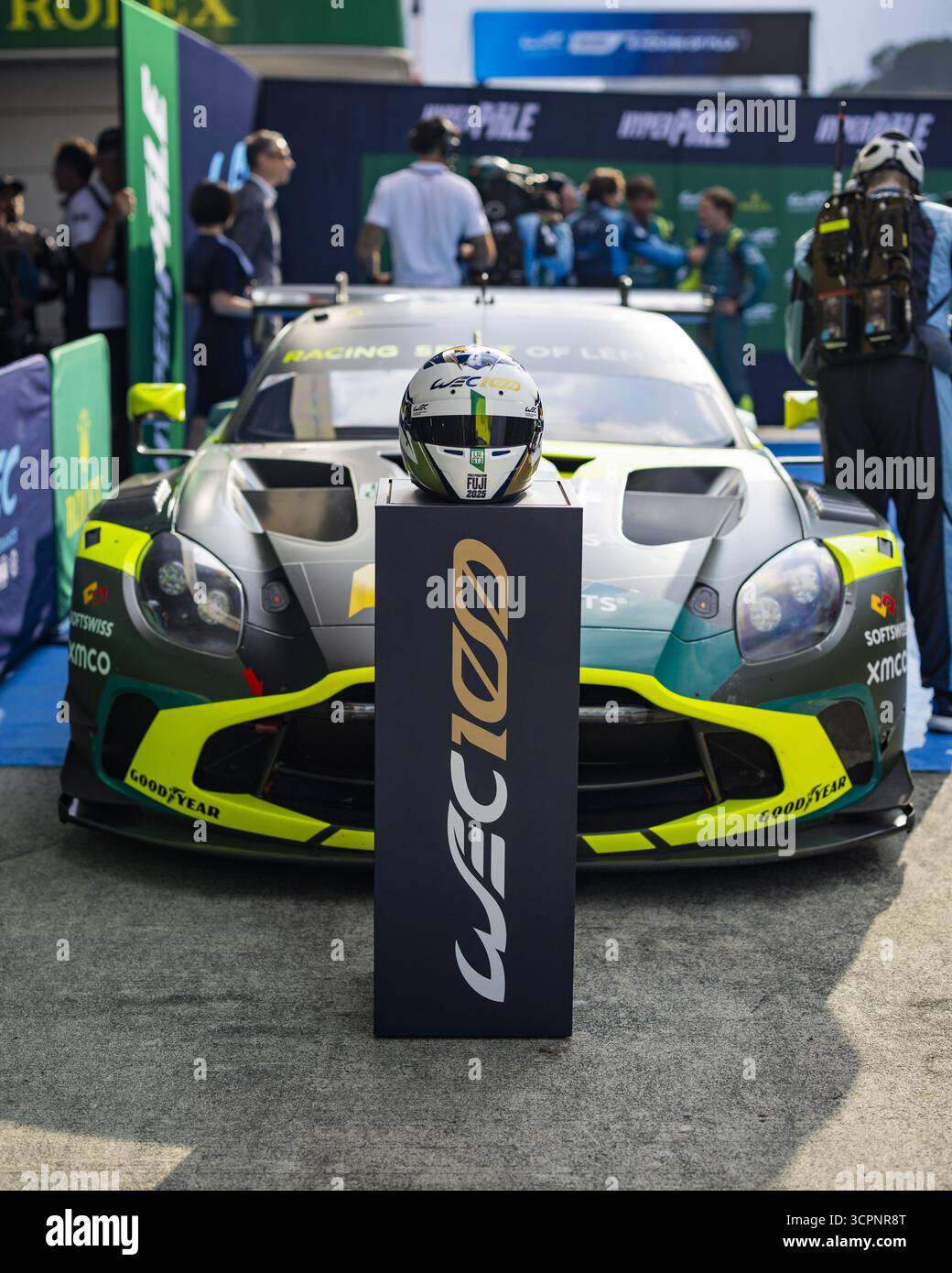 Wec Racing Helmets Special Helmet, WEC 100 Race, 10 BARRICHELLO Eduardo (bra), McINTOSH ...