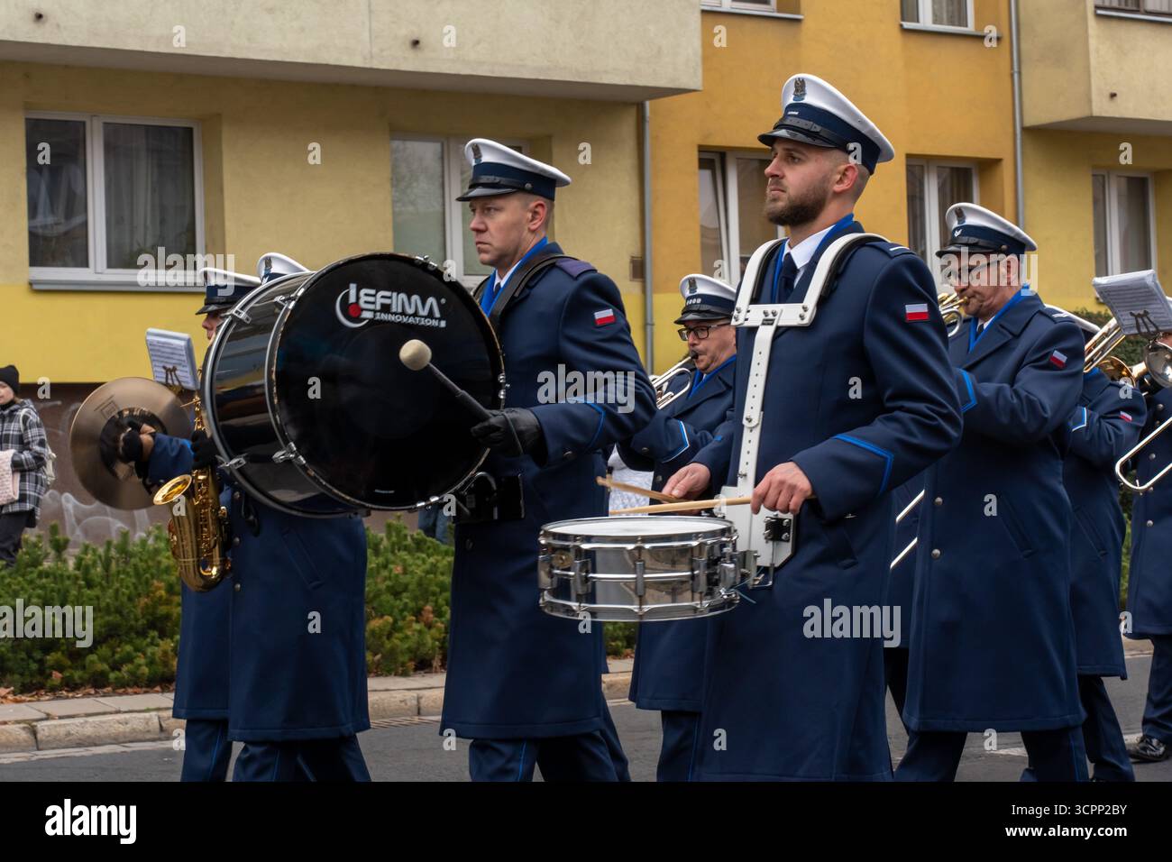 Police marching band hi-res stock photography and images - Alamy
