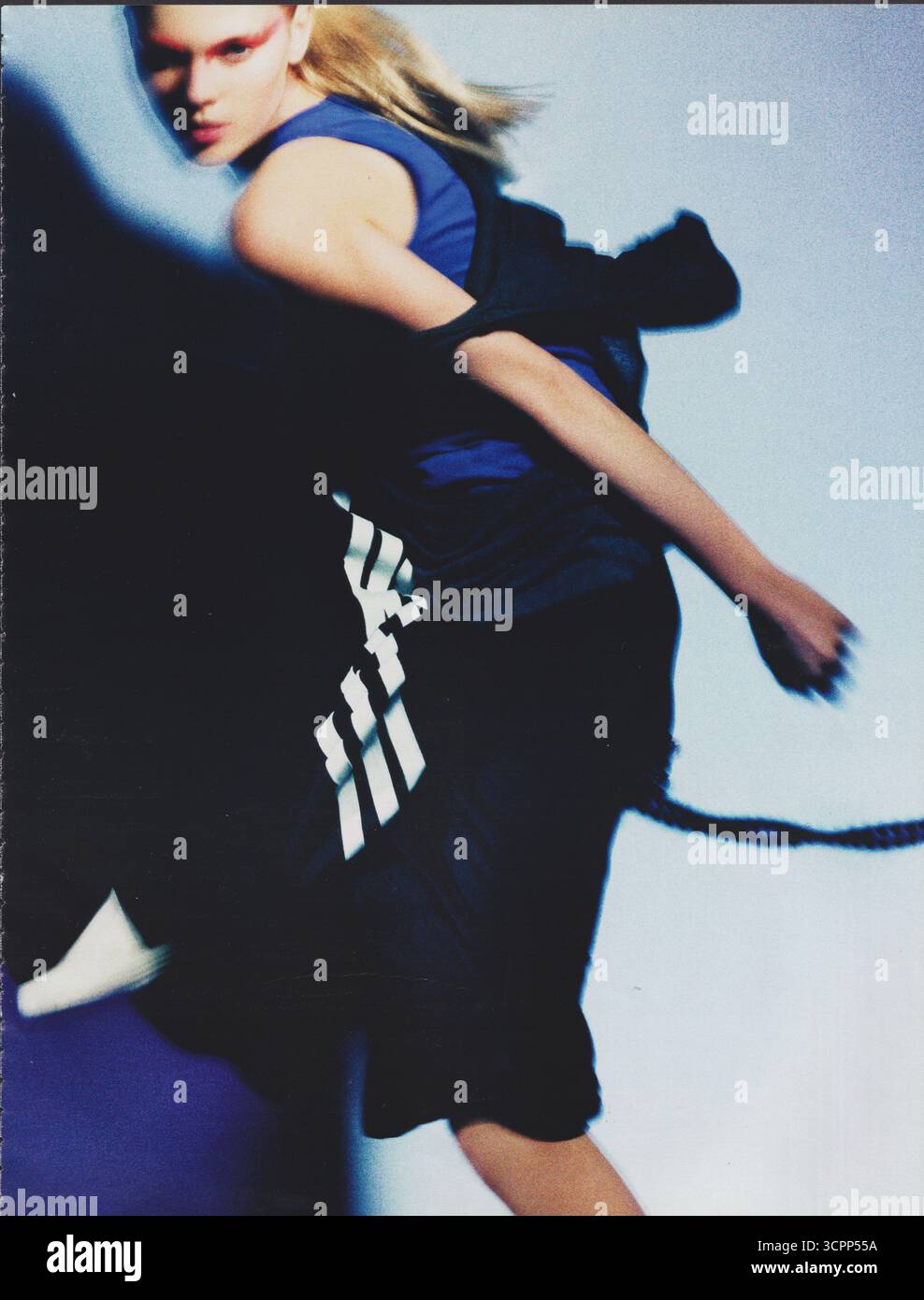 poster advertising Adidas Y-3 by Yohji Yamamoto fashion house in