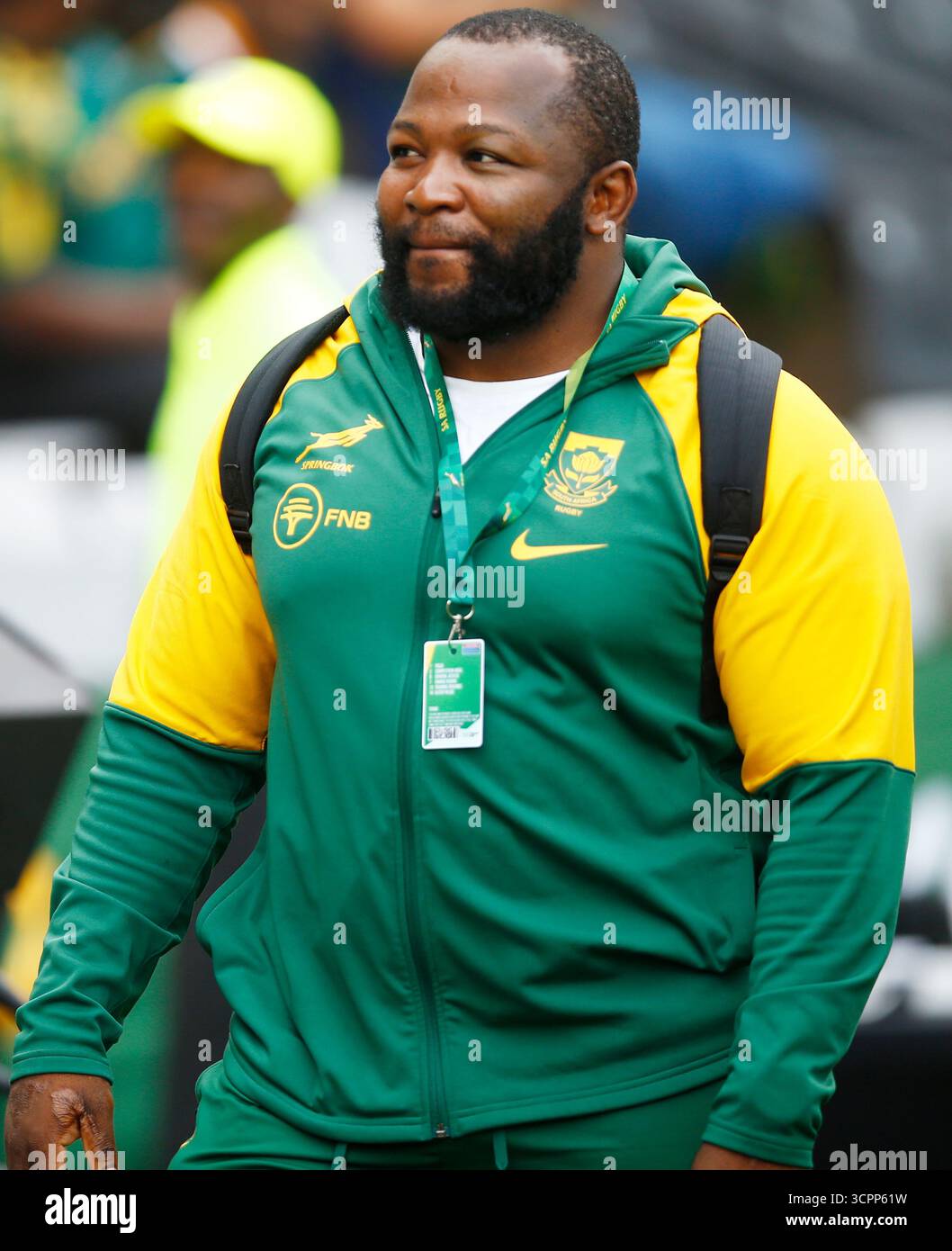 DURBAN, SOUTH AFRICA - SEPTEMBER 27: Ox Nche of South Africa during the ...