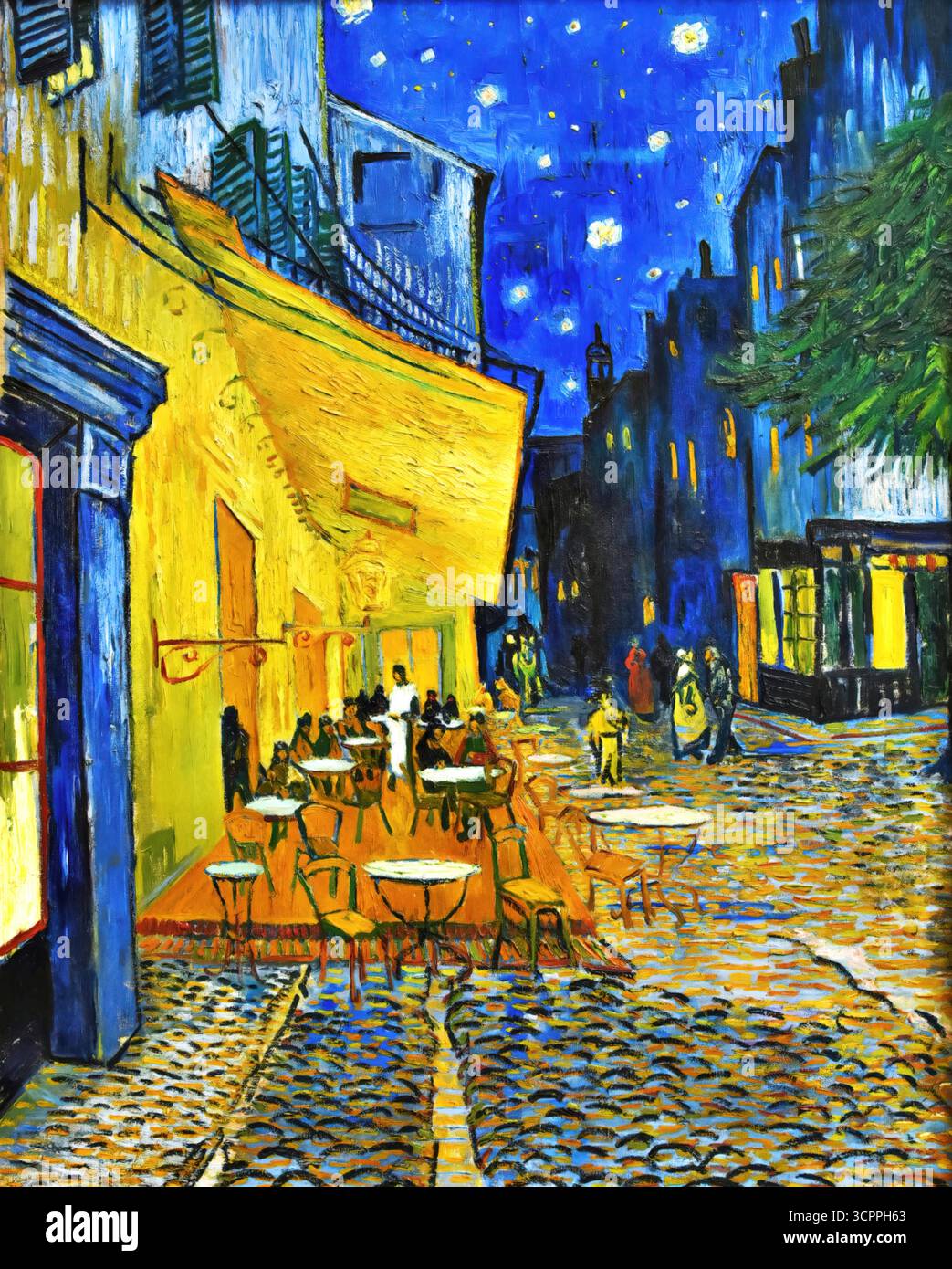 Cafe terrace at night van gogh hi-res stock photography and images