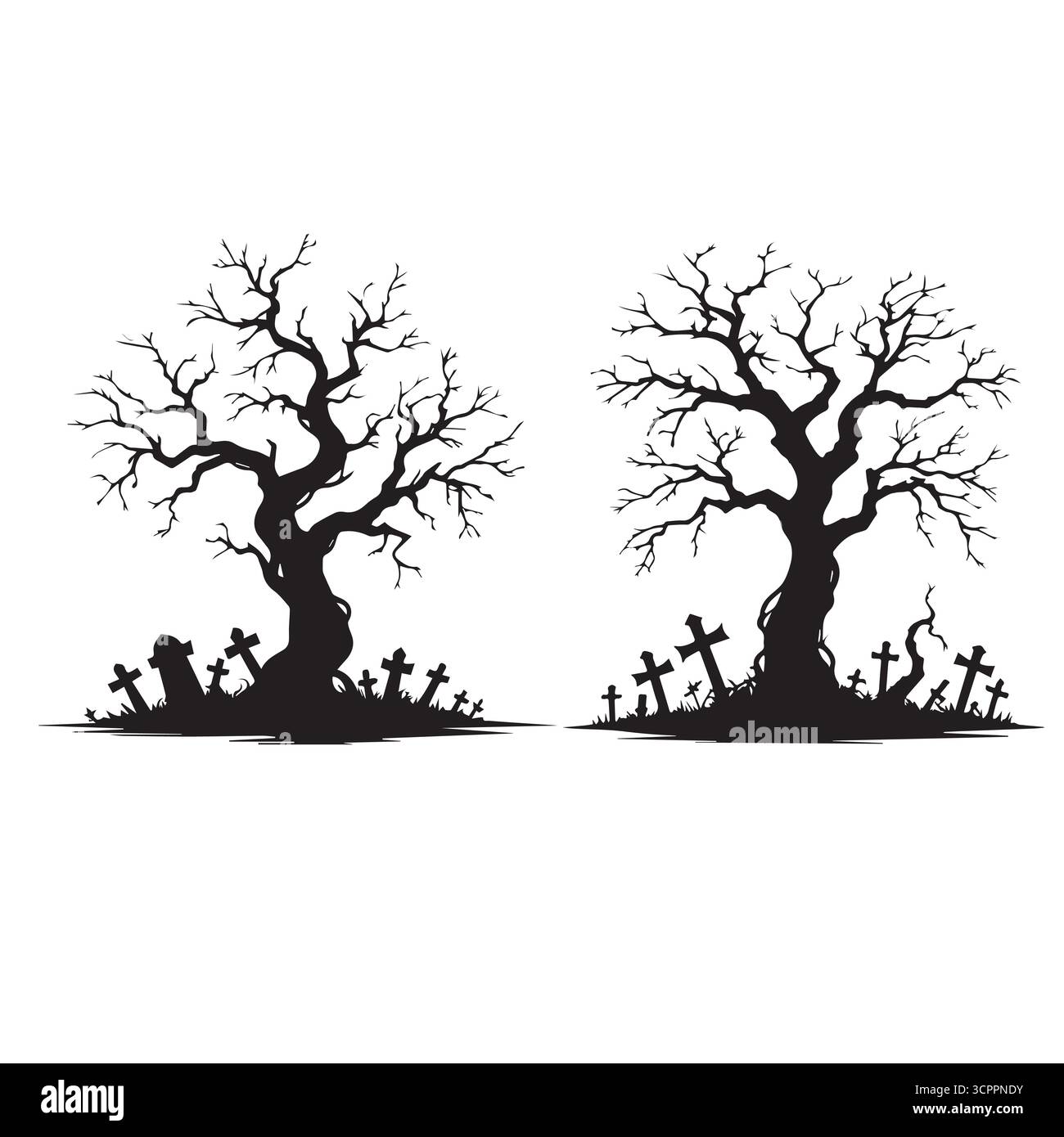 Spooky tree Cut Out Stock Images \u0026 Pictures - Alamy, image size:1300x1390