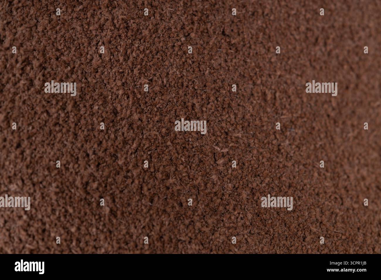 Close Up Brown Suede Texture Stock Photo