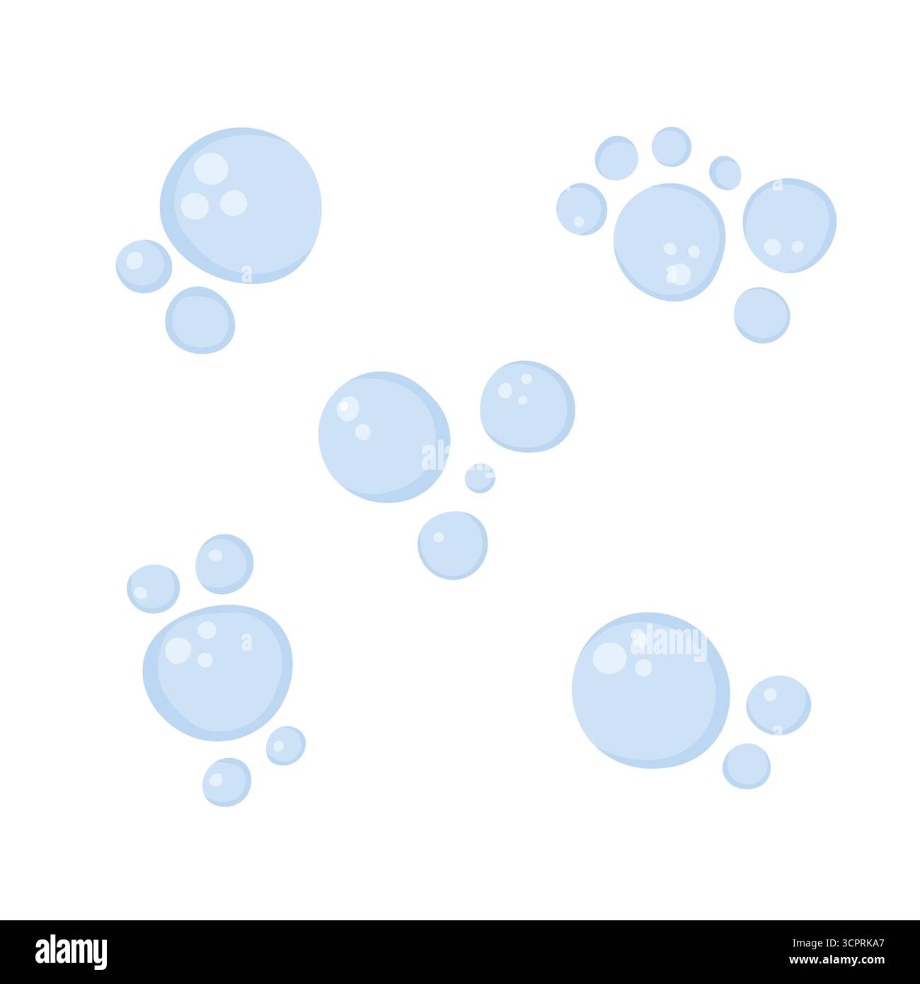 Cartoon soap foam bubbles Stock Vector Images - Alamy