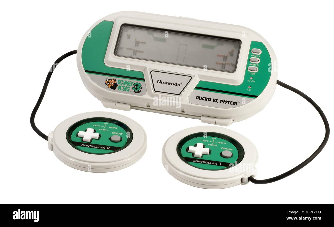 1980s Nintendo Game & Watch (Micro Vs System),Donkey Kong 3 Stock