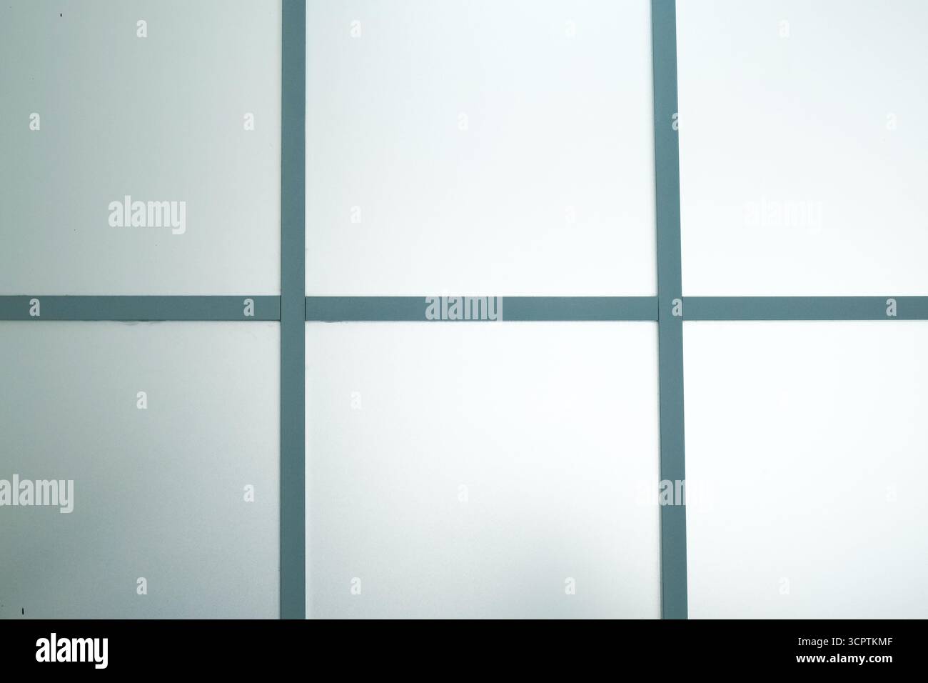 Interior background White glass window. Stock Photo
