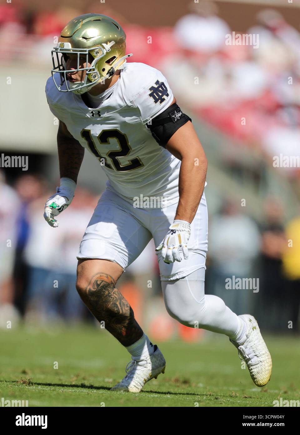 September 27, 2025: Norte Dame defensive lineman Jordan Boteiho (12 ...