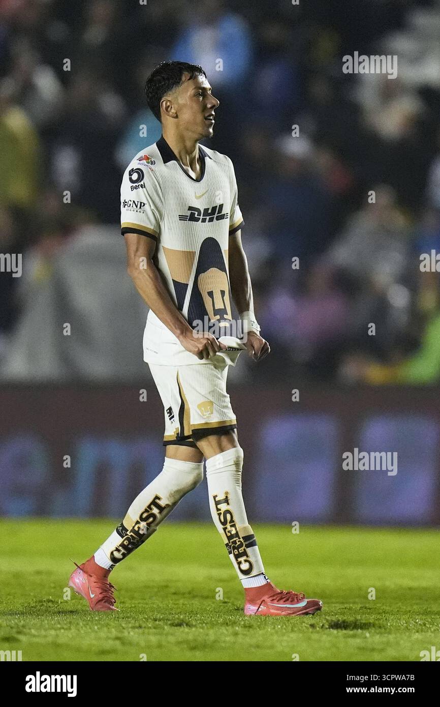 Pumas' Jorge Ruvalcaba celebrates scoring his side's opening goal