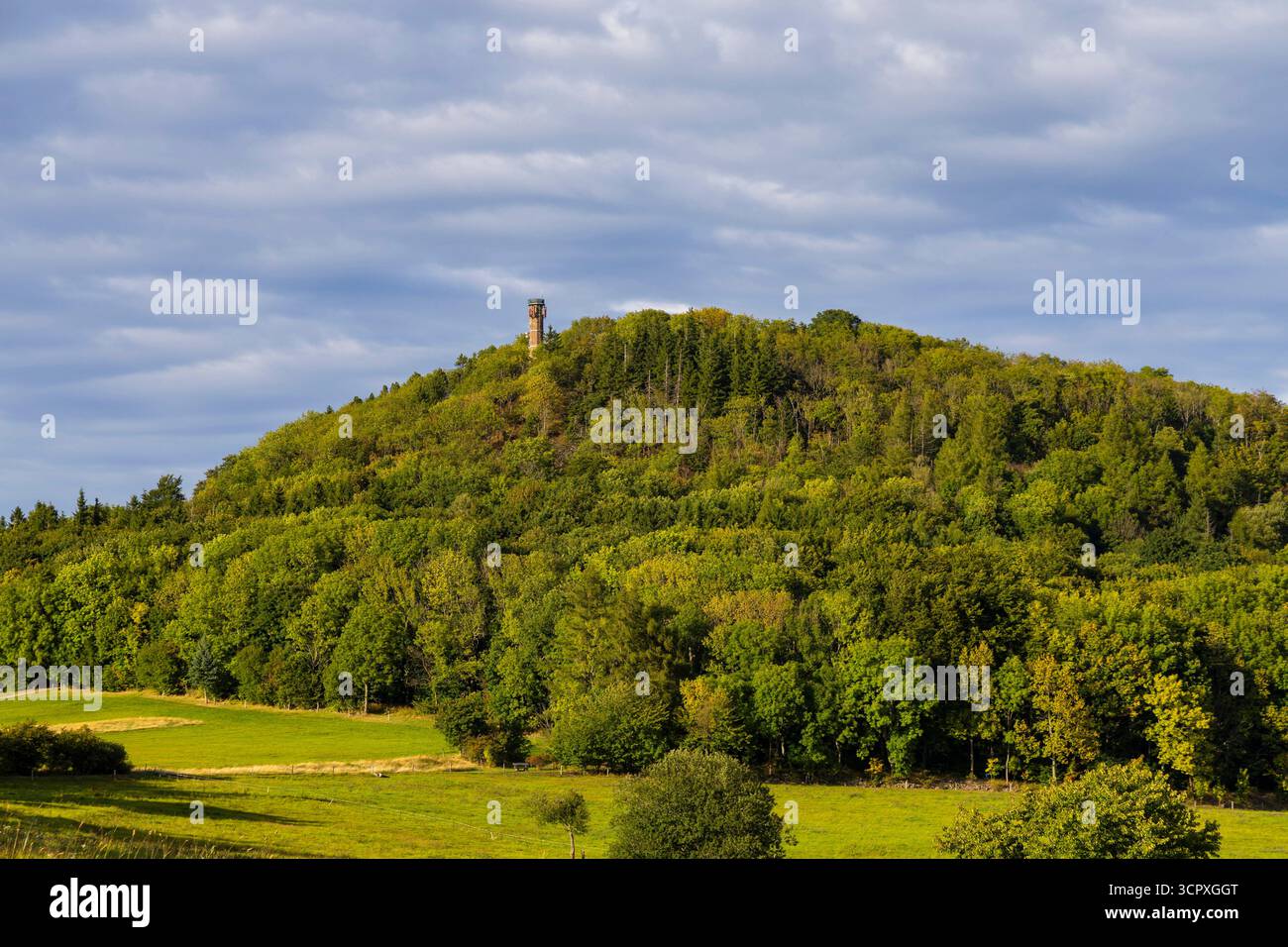 Altenberg Geisingberg mit Aussichtsturm im Erzgebirge. Altenberg ...