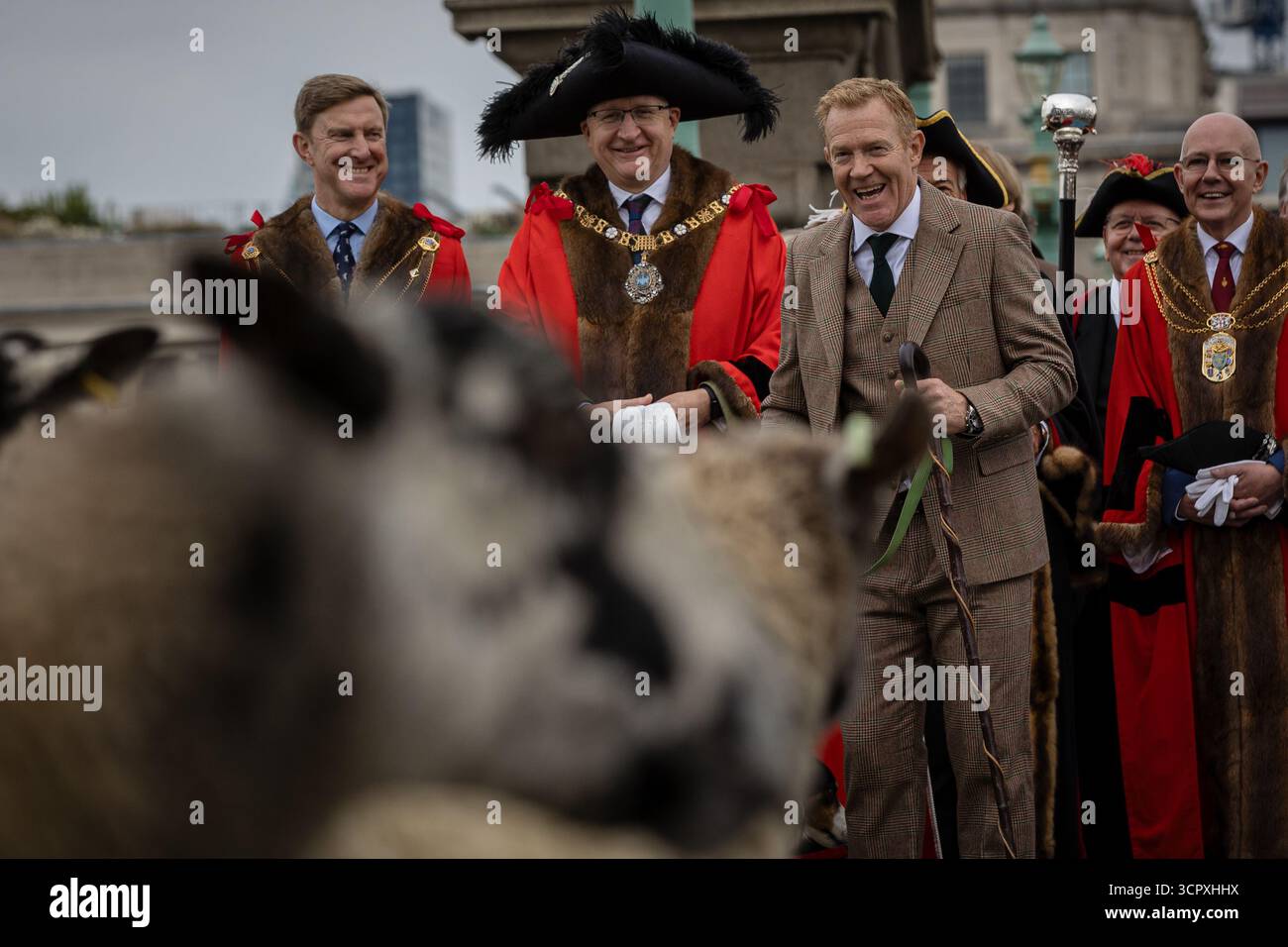 LONDON, UK - 28 Sep 2025: Celebrity farmer Adam Henson, the Lord Mayor ...