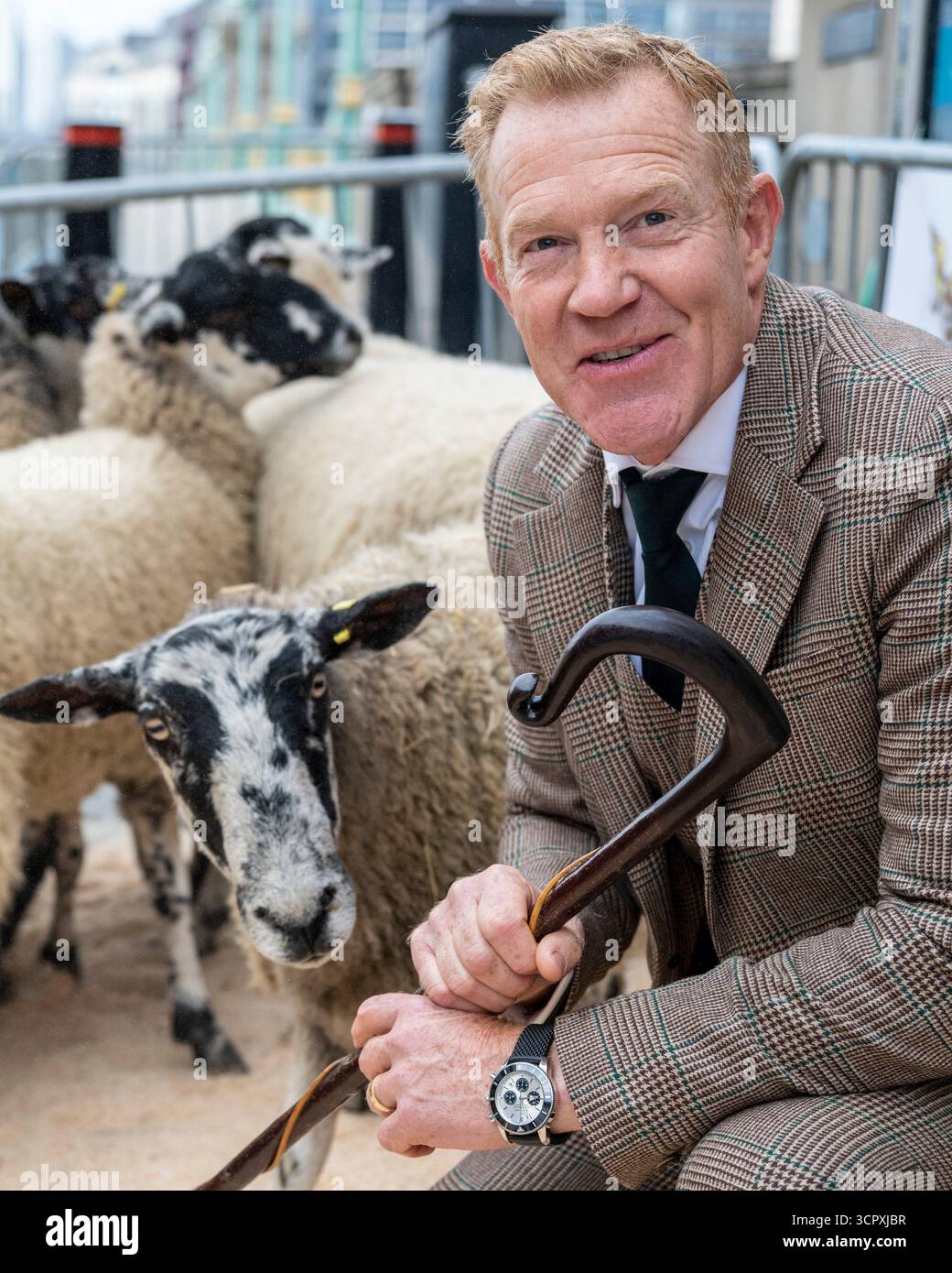 London, UK. 28 September 2025. Countryfile presenter and British sheep ...