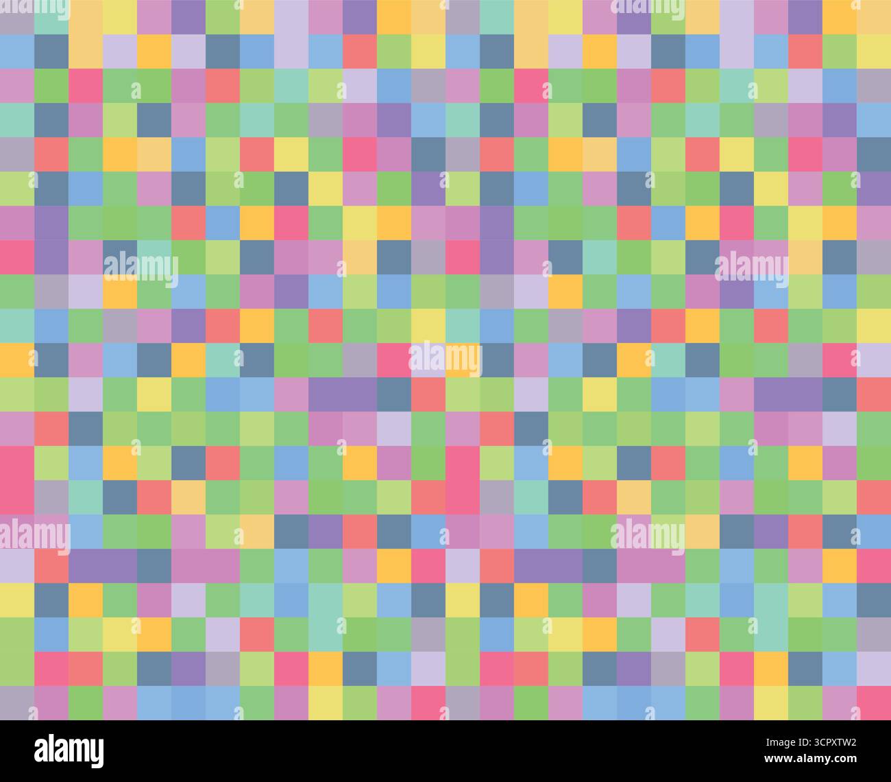 Seamless pixel background in pastel colors. Stock Vector