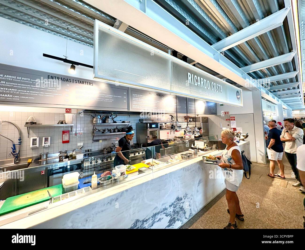 Time Out market Porto, - Smartphone Captured Stock Image