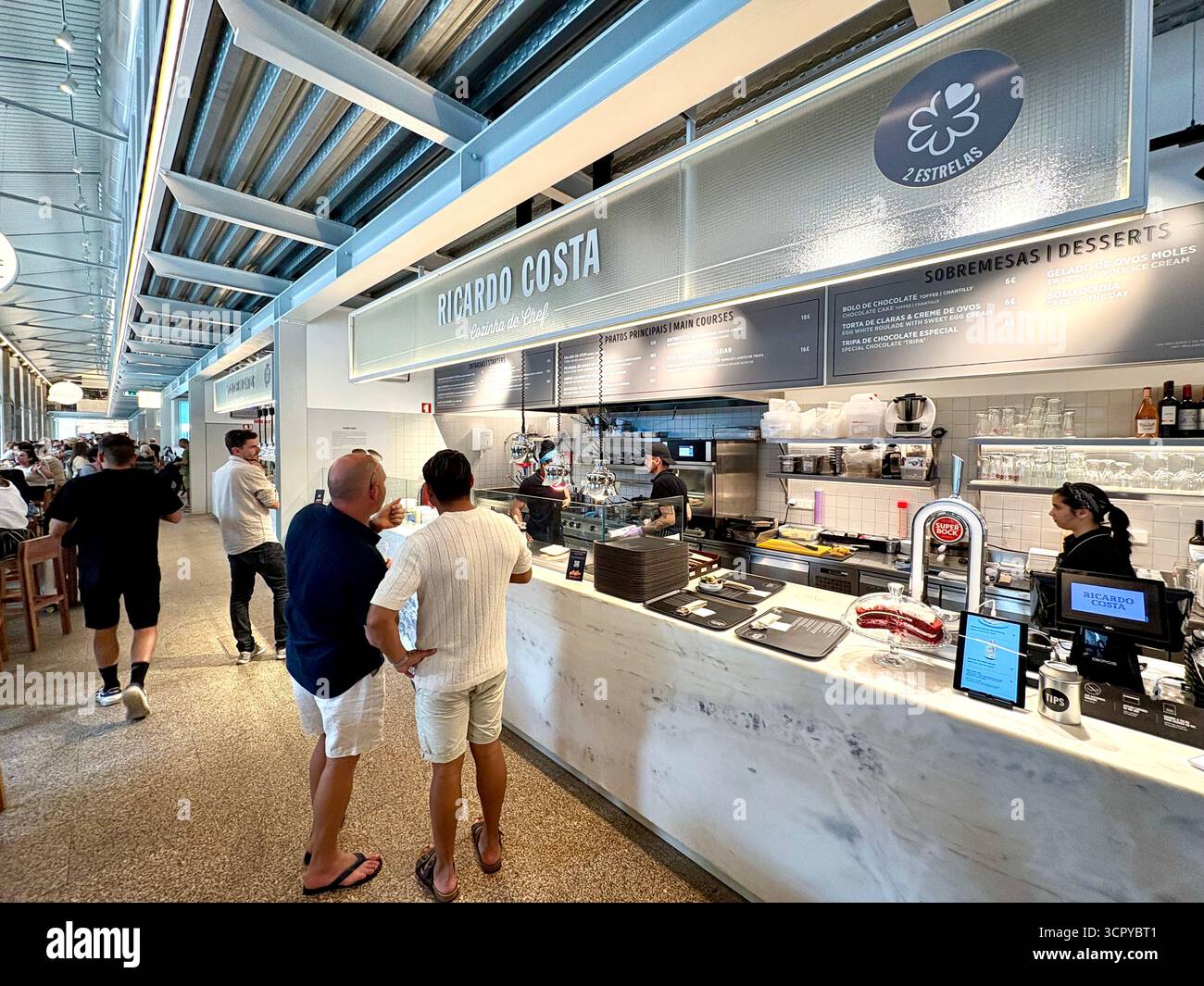 Time Out market Porto, - Smartphone Captured Stock Image