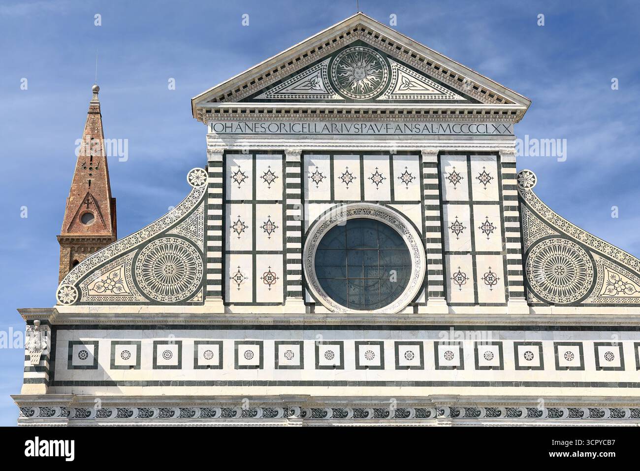 Santa maria novella basilica facade marble renaissance architect