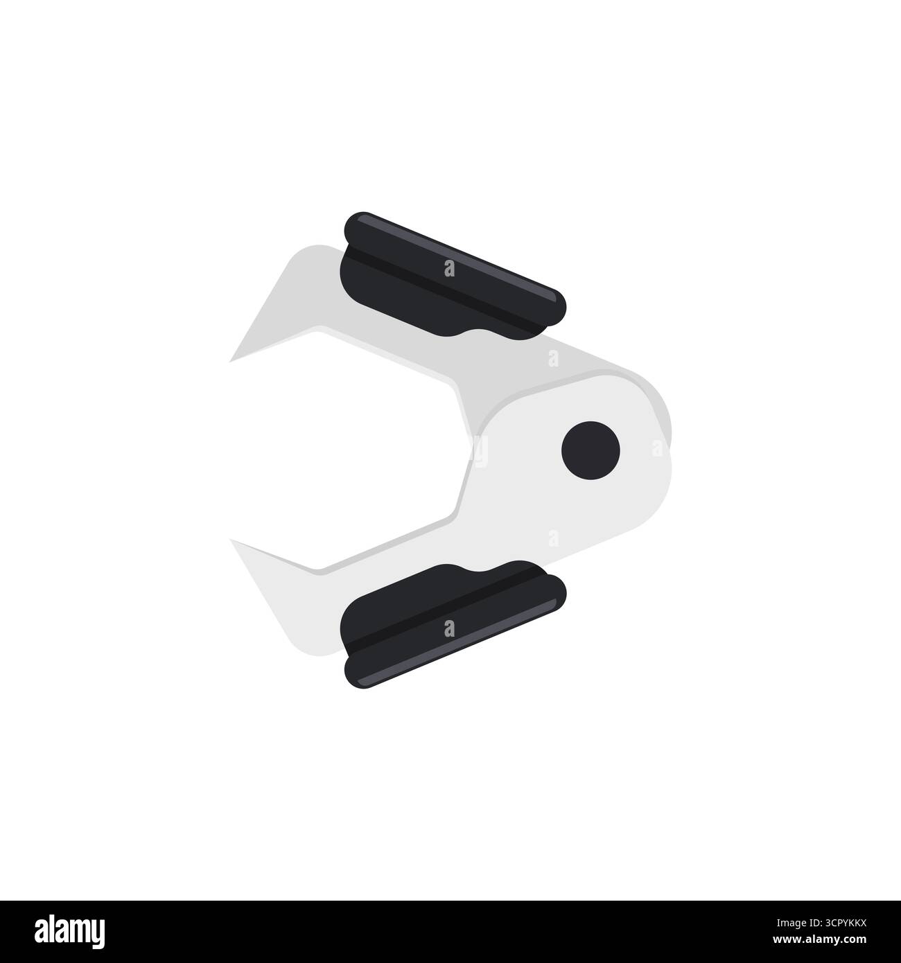 Staple remover flat icon. Vector illustration isolated on white background Stock Vector