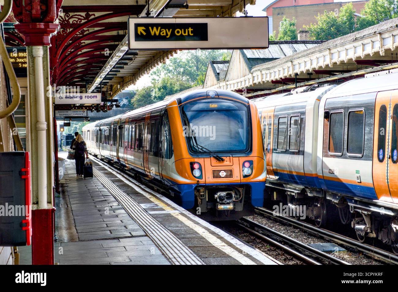 Lioness Line Train Part of London Overground Departing Harrow ...