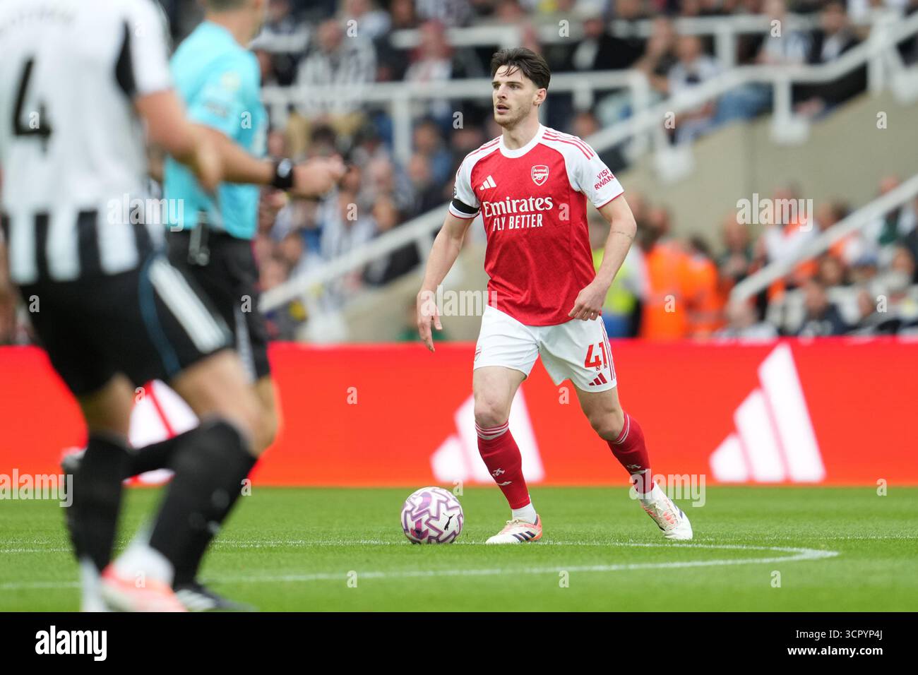 Arsenal's Declan Rice in action during the English Premier League ...