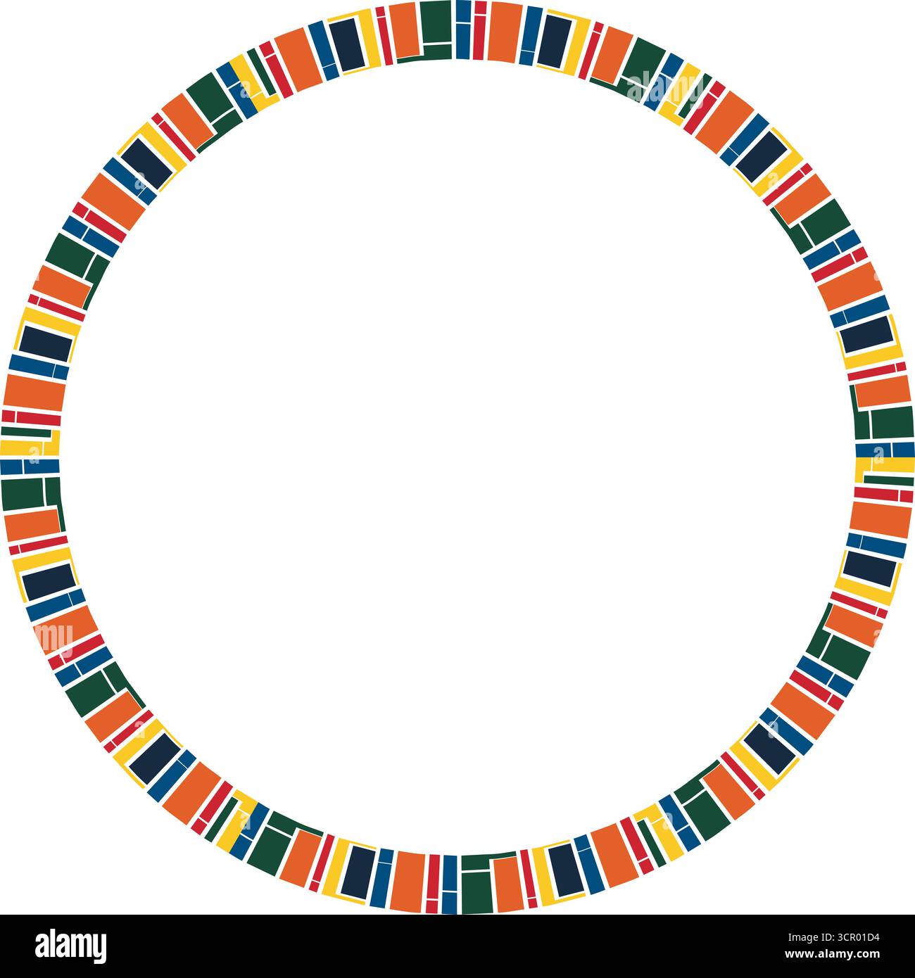 Vector frame for text. Modern Art graphics for hipsters. Colorful stylish geometric empty frame Stock Vector
