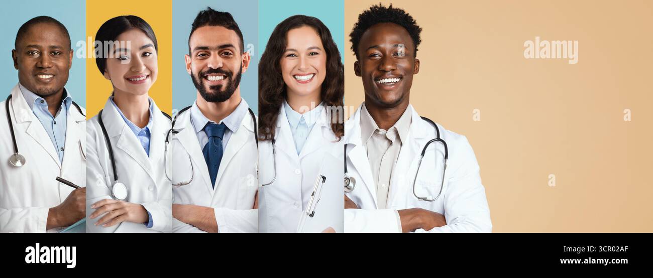 Diverse Group of Medical Professionals Showcasing Teamwork and ...
