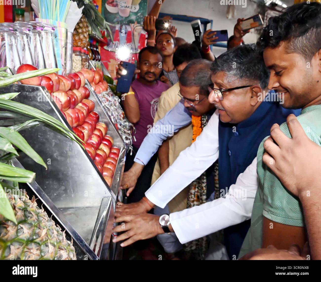 PATNA, INDIA - SEPTEMBER 27: Union Minister and Bihar Election Incharge ...