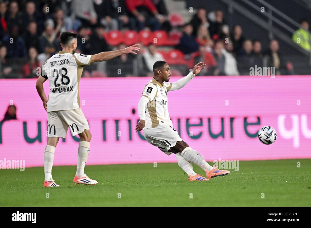 22 Wesley SAID (rcl) during the Ligue 1 McDonald's match between Rennes ...