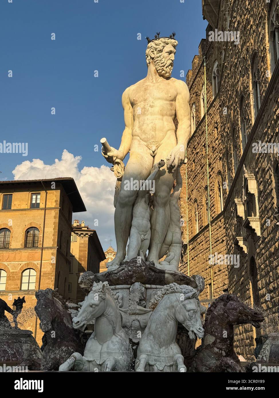 Florence Neptune fountain Piazza della Signoria Italian Renaissance ...