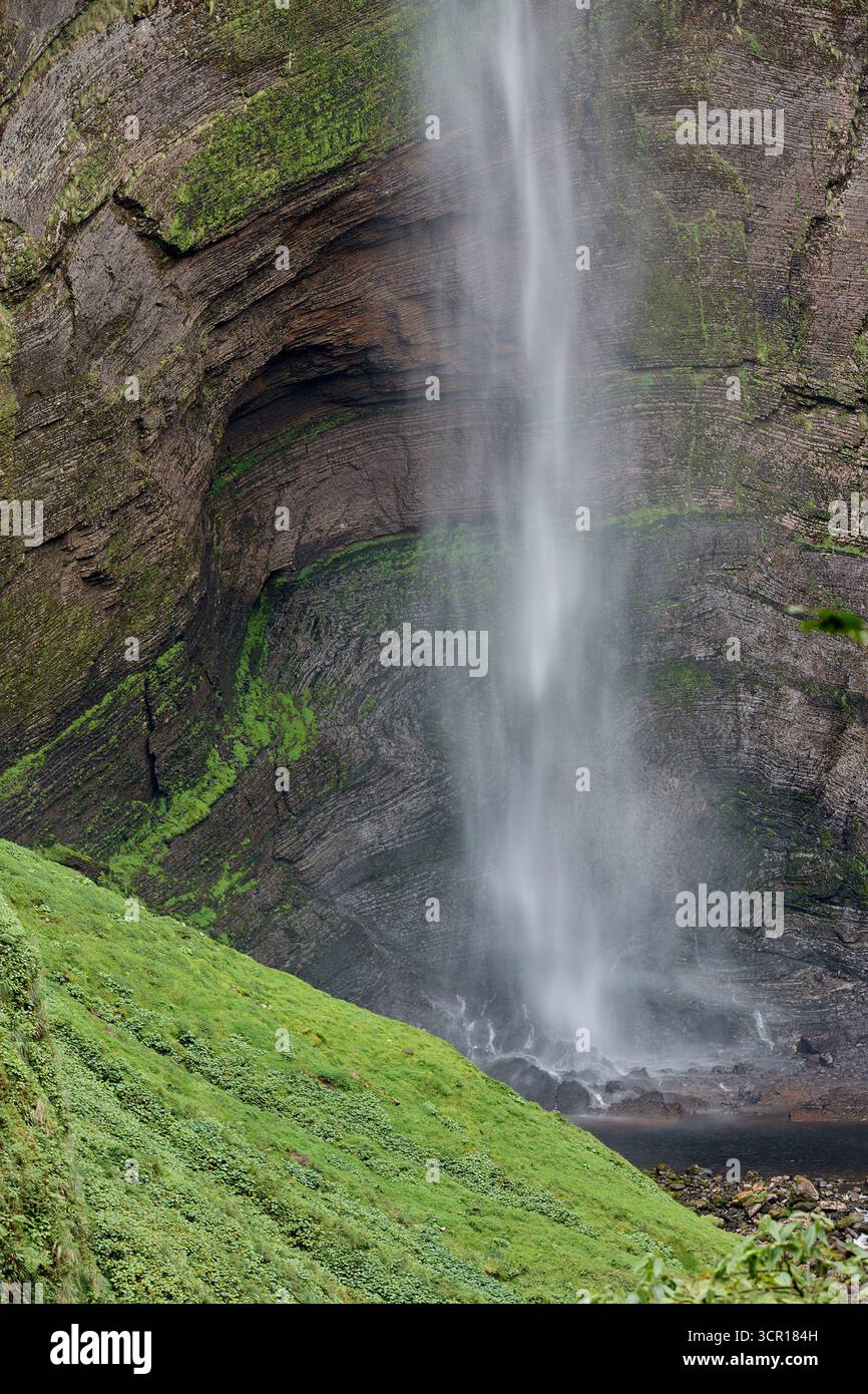 Gocta Waterfalls, one of the tallest waterfalls in the world, located ...