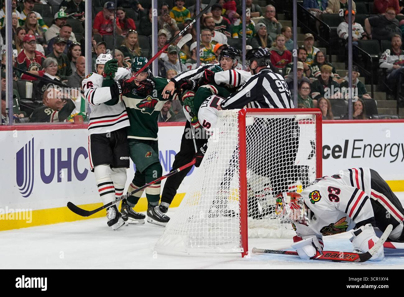 Wild Defeat Blackhawks 3-2 in Overtime Preseason Opener