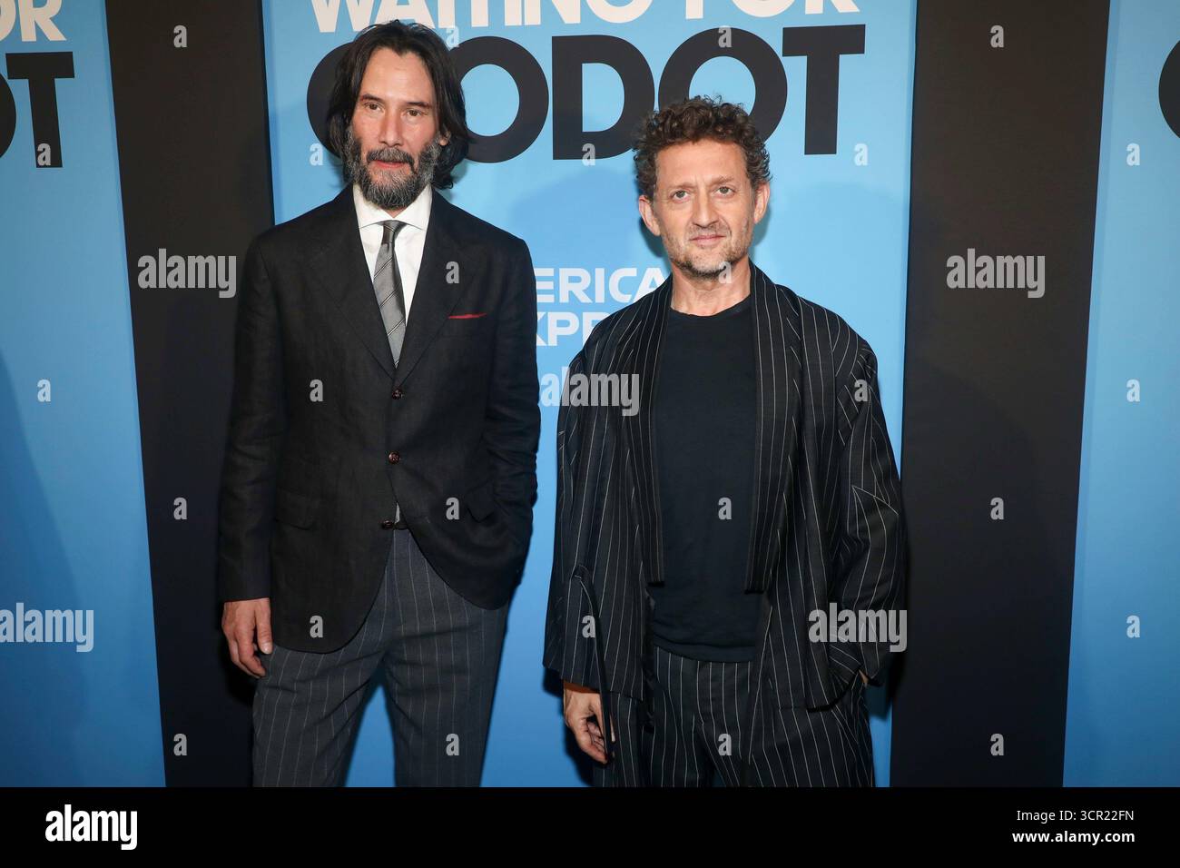 Actors Keanu Reeves, left, and Alex Winter attend 