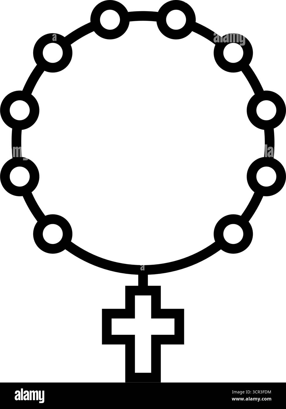 Holy rosary - vector icon Stock Vector Image & Art - Alamy