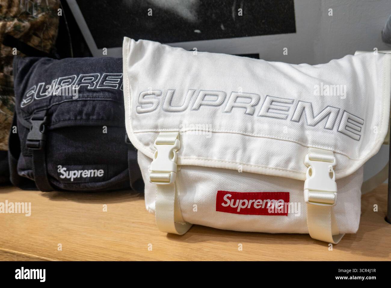 Supreme Brand Section, Dover Street Market, NYC,USA Stock Photo