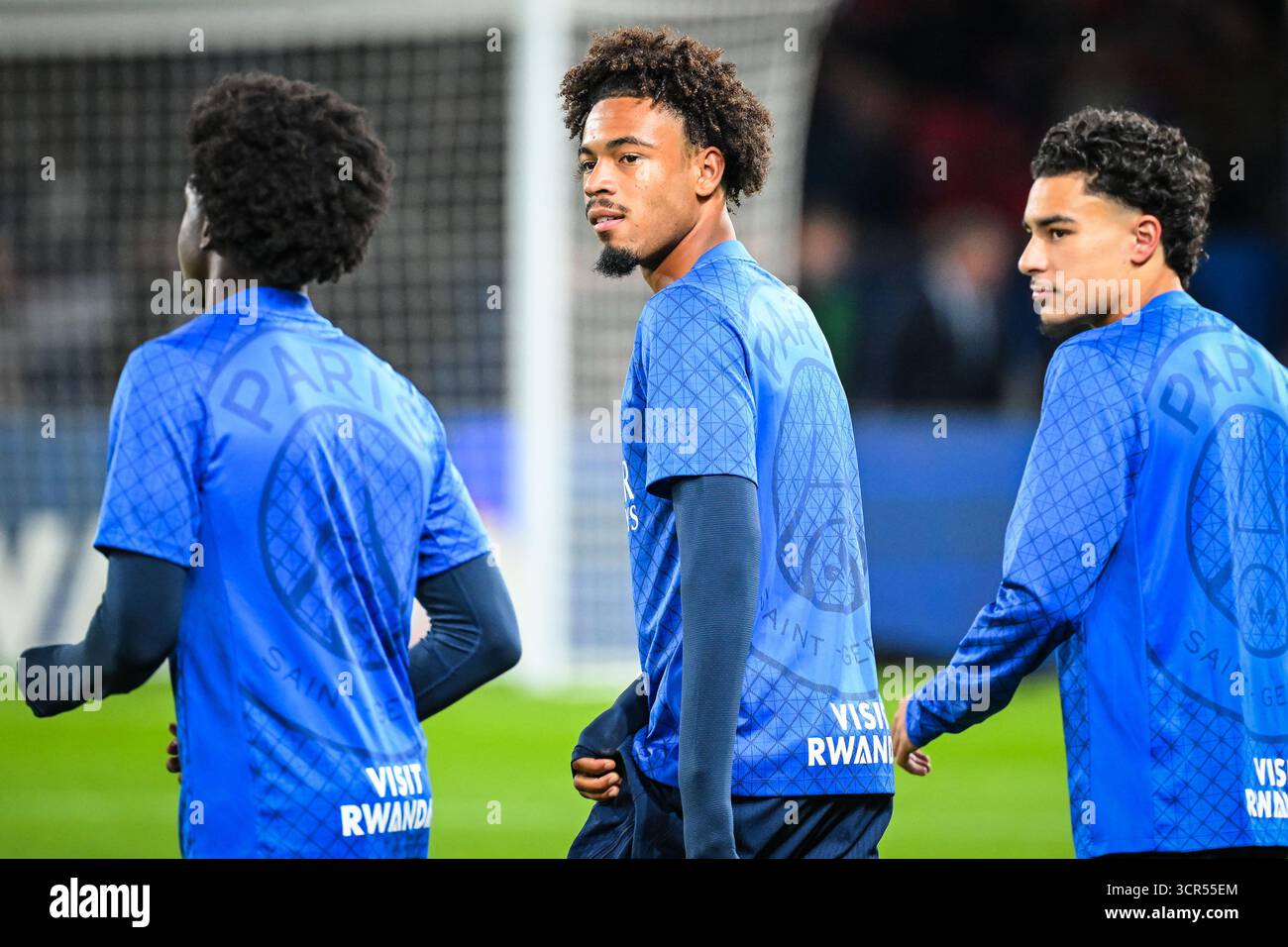 Mathis JANGEAL of PSG and Yanis KHAFI of PSG during the French ...
