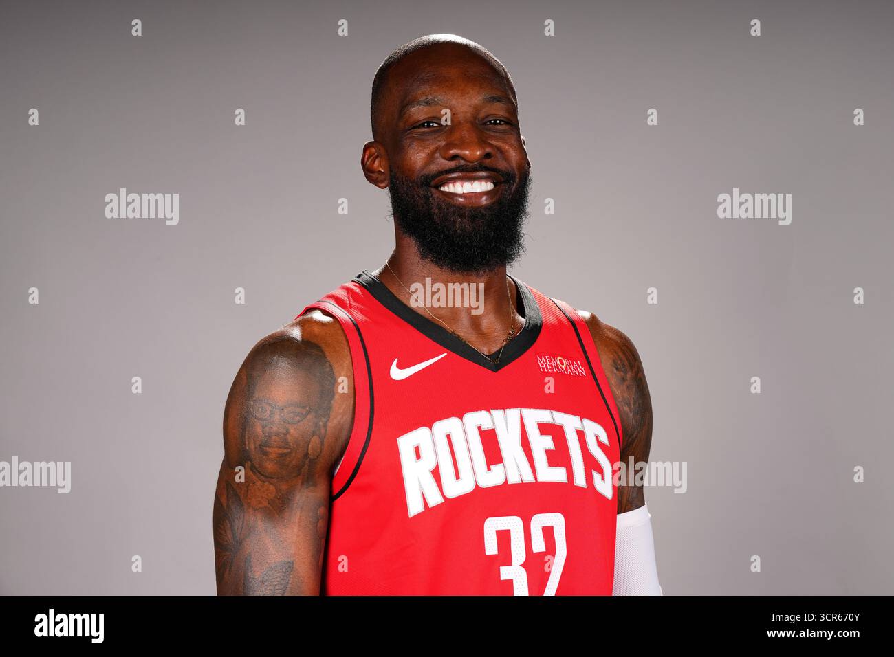 Houston Rockets' Jeff Green poses for a photograph during an NBA ...