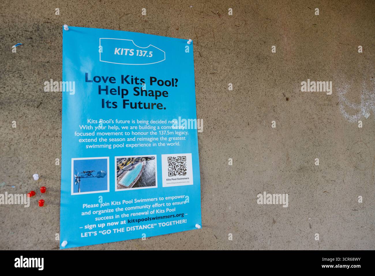 Vancouver, Canada - Sep 15,2025: Vibrant poster for Kits 137.5 campaign ...