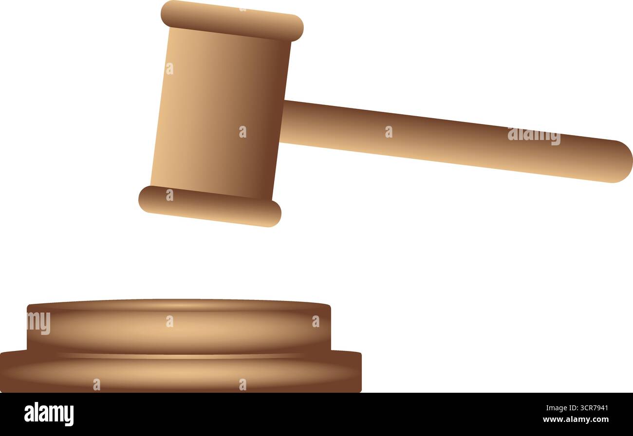 Gavel Icon Stock Vector